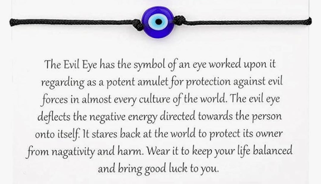 Evil eye protection necklace