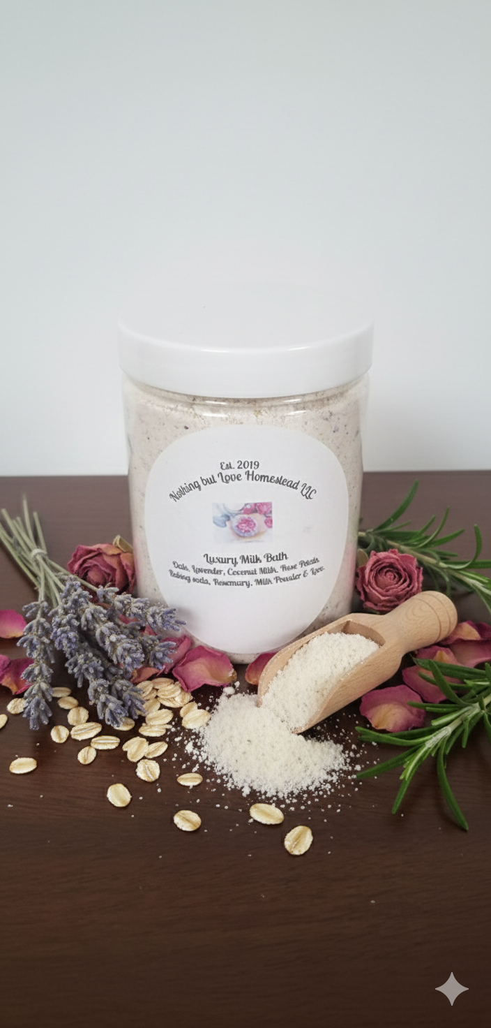 Luxury Milk & Oatmeal bath