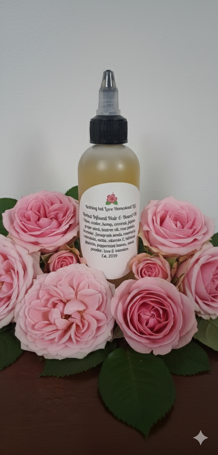 Infused Herbal Hair & Beard grow oil