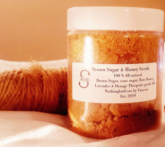 Brown sugar honey scrub